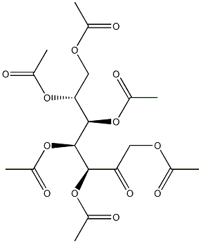 mannoheptulose hexaacetate Struktur