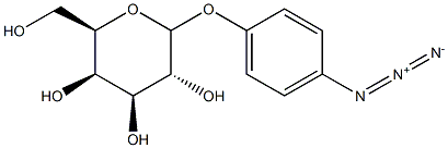 4-azidophenyl galactopyranoside Struktur