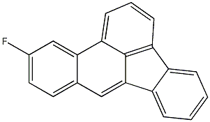 11-FLUOROBENZO(B)FLUORANTHENE Struktur