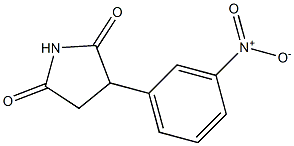 SUCCINIMIDE,2-(META-NITROPHENYL)- Struktur