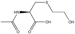 N-ACETYL-S-(HYDROXYETHYL)-CYSTEINE Struktur