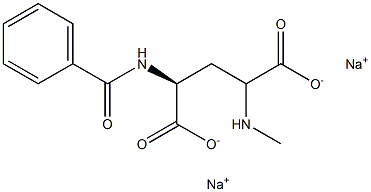 N-(4-METHYLAMINO)BENZOYLGLUTAMICACID,SODIUMSALT Struktur