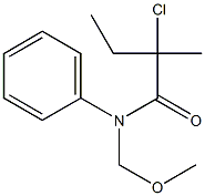 METHYL-ETHYL-2-CHLORO-N-METHOXYMETHYLACETANILIDE Struktur