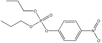 DI-N-PROPYL4-NITROPHENYLPHOSPHATE Struktur