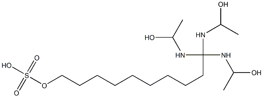 TRIETHANOLAMINEDECYLSULPHATE Struktur