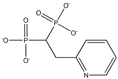 2-(2-PYRIDINYL)-ETHYLIDENE-1,1-BISPHOSPHONATE Struktur