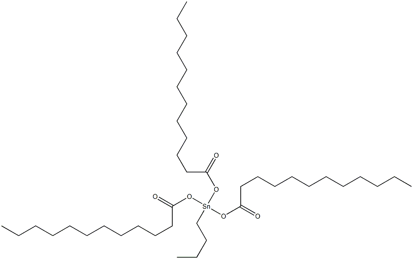 STANNANE,BUTYLTRI(LAUROYLOXY)- Struktur