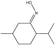 (-)-MENTHONEOXIME Struktur