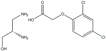 2,4-D,ALKANOLAMINE Struktur