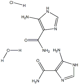 5-amino-1H-imidazole-4-carboxamide monohydrate
5-amino-1H-imidazole-4-carboxamide hydrochloride Struktur