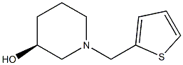 (3S)-1-(thiophen-2-ylmethyl)piperidin-3-ol Struktur