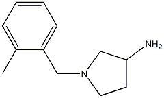 1-(2-methylbenzyl)pyrrolidin-3-amine Struktur