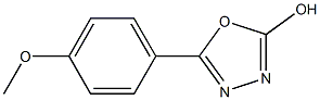 5-(4-methoxyphenyl)-1,3,4-oxadiazol-2-ol Structure