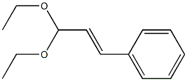 Cinnmaldehyde di ethyl acetal Struktur