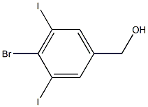 4-bromo-3,5-diiodobenzyl alcohol Struktur