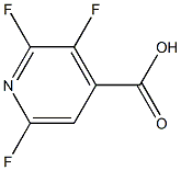 2,3,6-TRIFLUOROPYRIDINE-4-CARBOXYLIC ACID: TECH., 90% Struktur