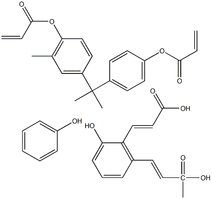 3,3''-DIMETHYL BISPHENOL A DIACRYLATE (BISPHENOL C DIACRYLATE) Struktur