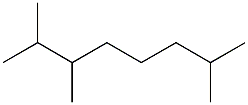 2,3,7-trimethyloctane Struktur