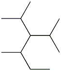 2,4-dimethyl-3-isopropylhexane Struktur