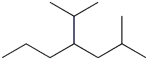 2-methyl-4-isopropylheptane Struktur