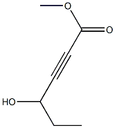 4-HYDROXY-2-HEXYNOIC ACID METHYL ESTER Struktur