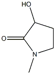 1-METHYL-3-HYDROXY PYRROLIDONE Struktur