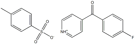 4-(4-FLUOROBENZOYL)PYRIDINIUM P-TOLUENESULFONATE Struktur