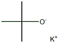 POTASSIUM TERT-BUTOXIDE (15% IN T-BUTANOL) Struktur