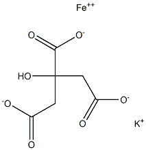 potassium ferrous citrate Struktur