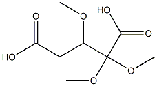 trimethoxyglutaric acid Struktur