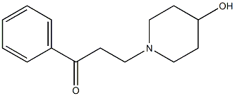 3-(1-PIPERIDINYL)-4-HYDROXYPROPIOPHENONE Struktur