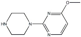 4-METHOXY-2-(1-PIPERAZINO)PYRIMIDINE Struktur