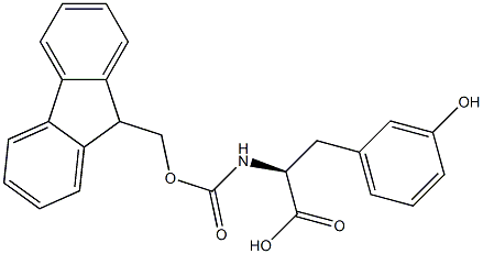 FMOC-3-HYDROXYL-L-PHENYLALANINE Struktur