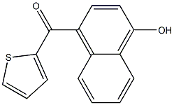 (4-HYDROXY-NAPHTHALEN-1-YL)-THIOPHEN-2-YL-METHANONE Struktur