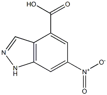 6-NITROINDAZOLE-4-CARBOXYLIC ACID Struktur