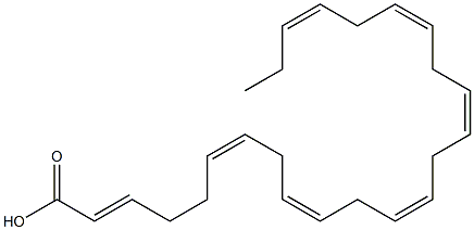 2(E),6(Z),9(Z),12(Z),15(Z),18(Z),21(Z)-TETRACOSAHEPTAENOIC ACID Structure