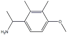 1-(4-METHOXY-2,3-DIMETHYLPHENYL)ETHANAMINE Struktur