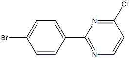 2-(4-BROMOPHENYL)-4-CHLORO-PYRIMIDINE Struktur