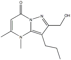 2-(HYDROXYMETHYL)-4,5-DIMETHYL-3-PROPYLPYRAZOLO[1,5-A]PYRIMIDIN-7(4H)-ONE Struktur