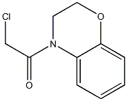 2-CHLORO-1-(2,3-DIHYDRO-BENZO[1,4]OXAZIN-4-YL)-ETHANONE Struktur