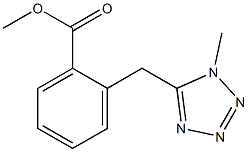 METHYL 2-[(1-METHYL-1H-TETRAZOL-5-YL)METHYL]BENZOATE Struktur