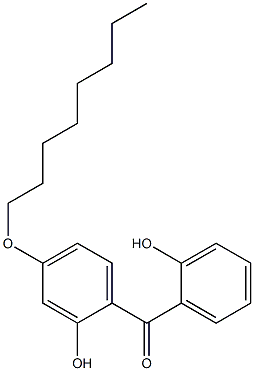 [2-hydroxy-4-(octyloxy)phenyl](2-hydroxyphenyl)methanone Struktur