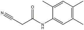 N1-(2,4,5-trimethylphenyl)-2-cyanoacetamide Struktur