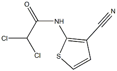 N1-(3-cyano-2-thienyl)-2,2-dichloroacetamide Struktur