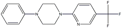 1-phenyl-4-[5-(trifluoromethyl)-2-pyridinyl]piperazine Struktur