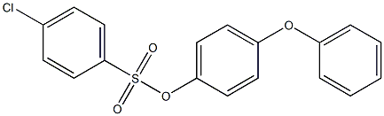 4-phenoxyphenyl 4-chlorobenzene-1-sulfonate Struktur