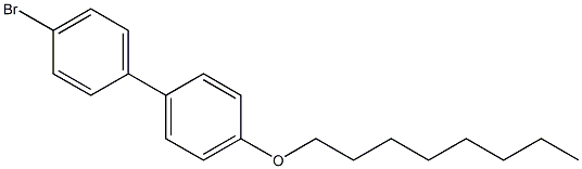 4-bromo-4'-(octyloxy)-1,1'-biphenyl Struktur