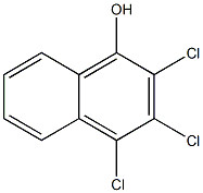 2,3,4-trichloro-1-naphthol Struktur