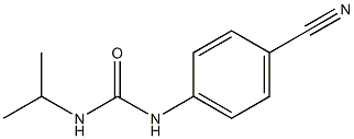 N-(4-cyanophenyl)-N'-isopropylurea Struktur