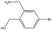 (2-(aminomethyl)-4-bromophenyl)methanol Struktur